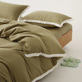 Premium Tencel Bettwäsche Set mit eleganter Patchwork-Optik