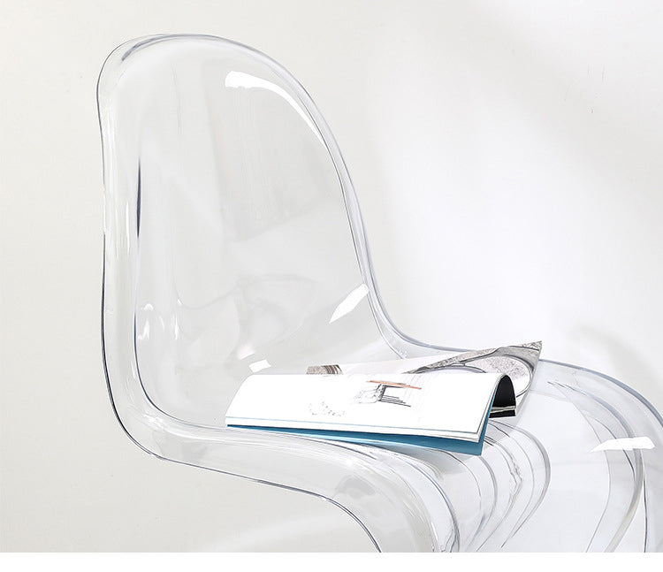 Ikonischer transparenter Lounge-Sessel im Panton-Stil
