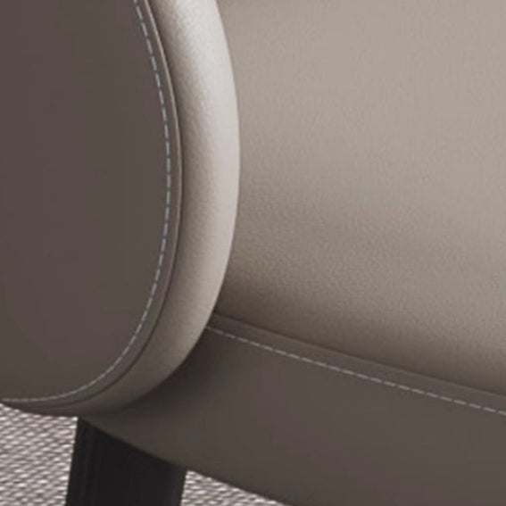 Minimalistischer Esszimmerstuhl im italienischen Creme-Stil