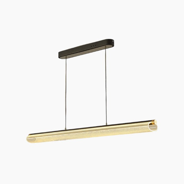 Frosted Clear LED Pendelleuchte - Nordic Modern Style, 72W, Acryl & Aluminium, verstellbar, dimmbar, für Wohnzimmer & Dekoration