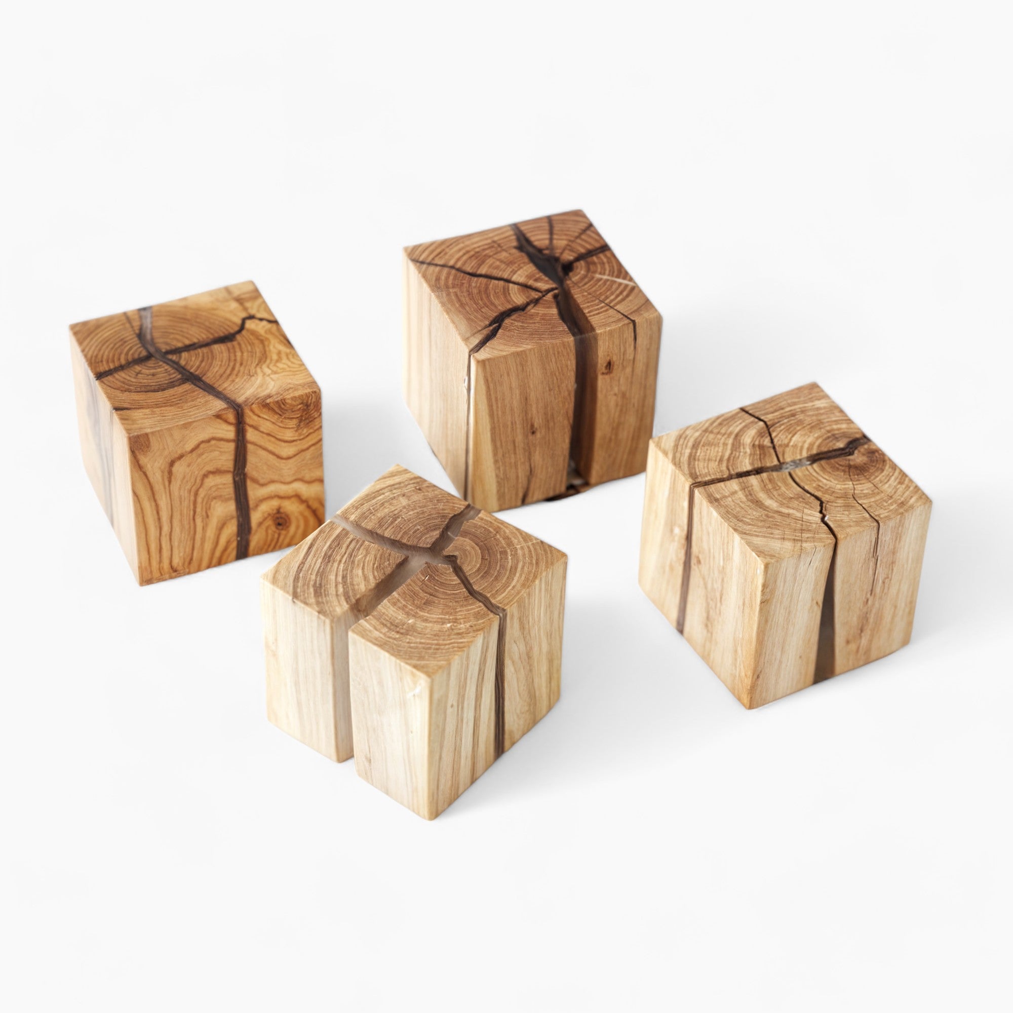 Moderne Knisterholz Tischlampe, G4 Schnittstelle, LED Lampe