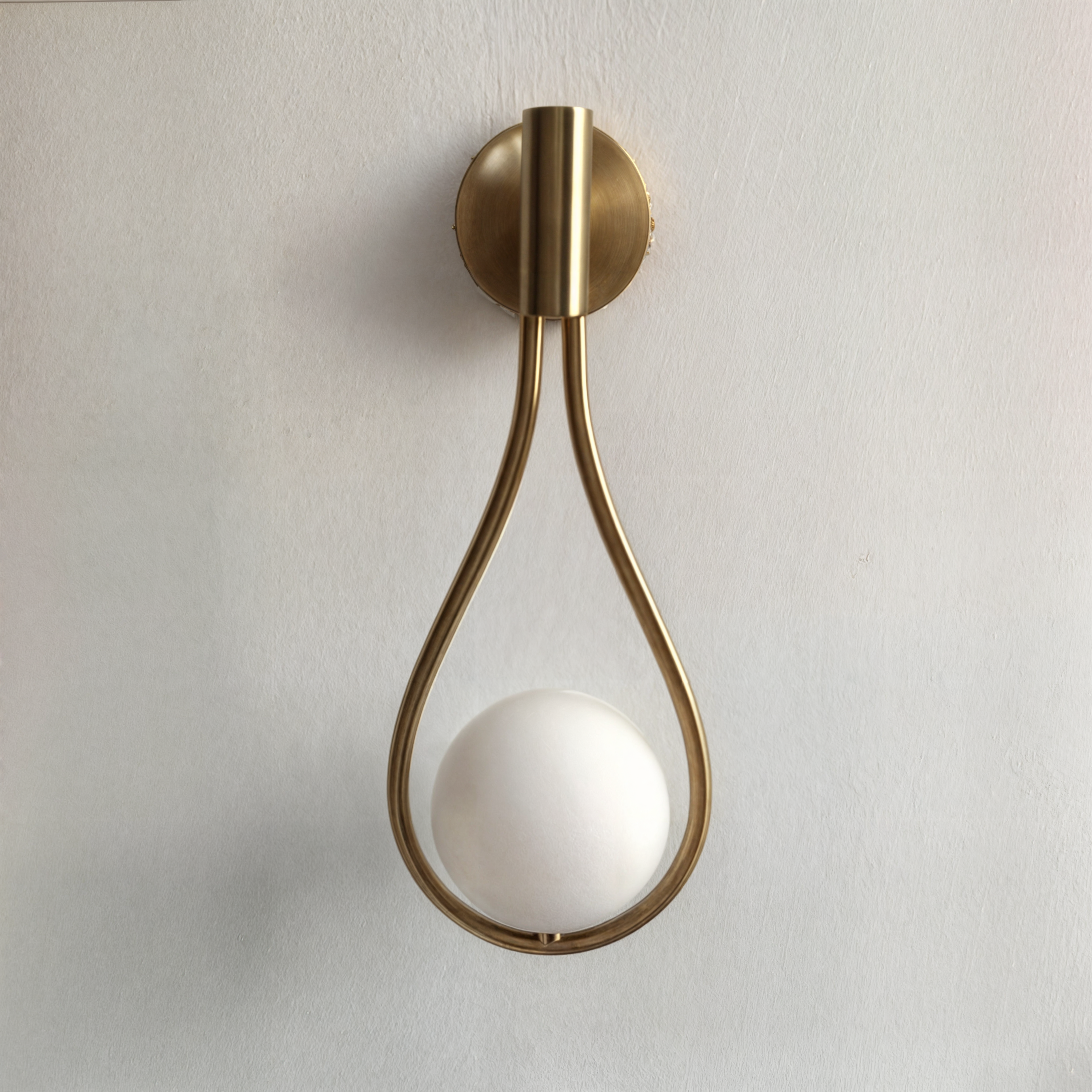 Moderne nordische Wandleuchte, Schwarz/Gold, G4 LED, Eisen+Glas, Up/Down