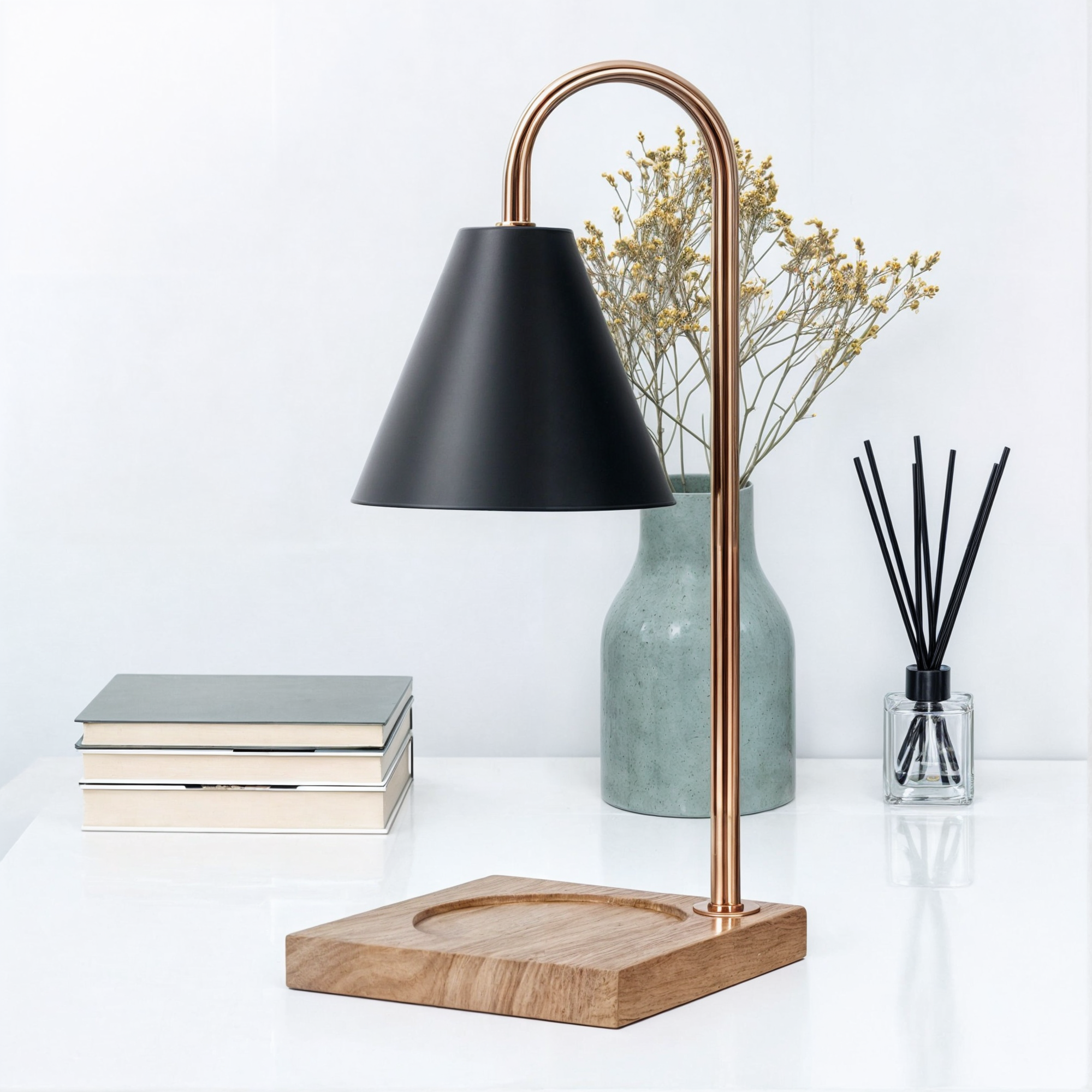 Dimmbare Kerzenwärmerlampe, elektrischer Aromaschmelzer, modernes Design