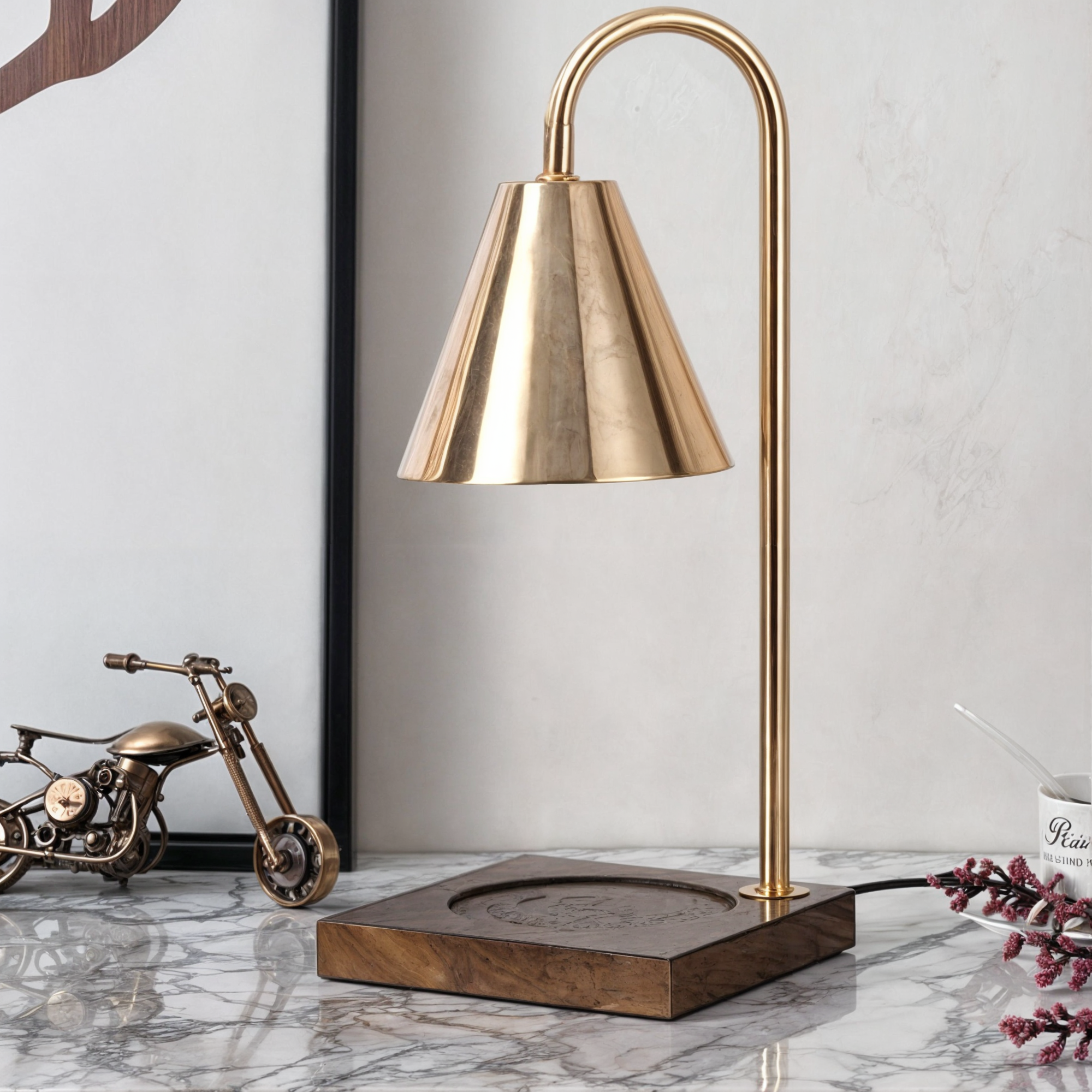 Dimmbare Kerzenwärmerlampe, elektrischer Aromaschmelzer, modernes Design