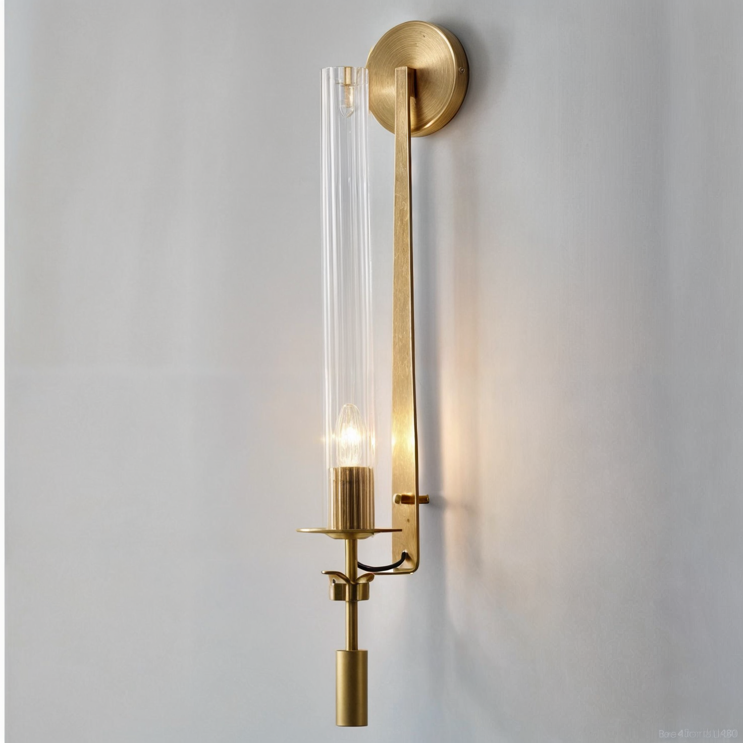 Moderne Wandleuchte Wandlampen aus Eisen und Glas | E27, 90-260V | Nordic Stil für Wohnzimmer, Schlafzimmer | Wandmontage, LED