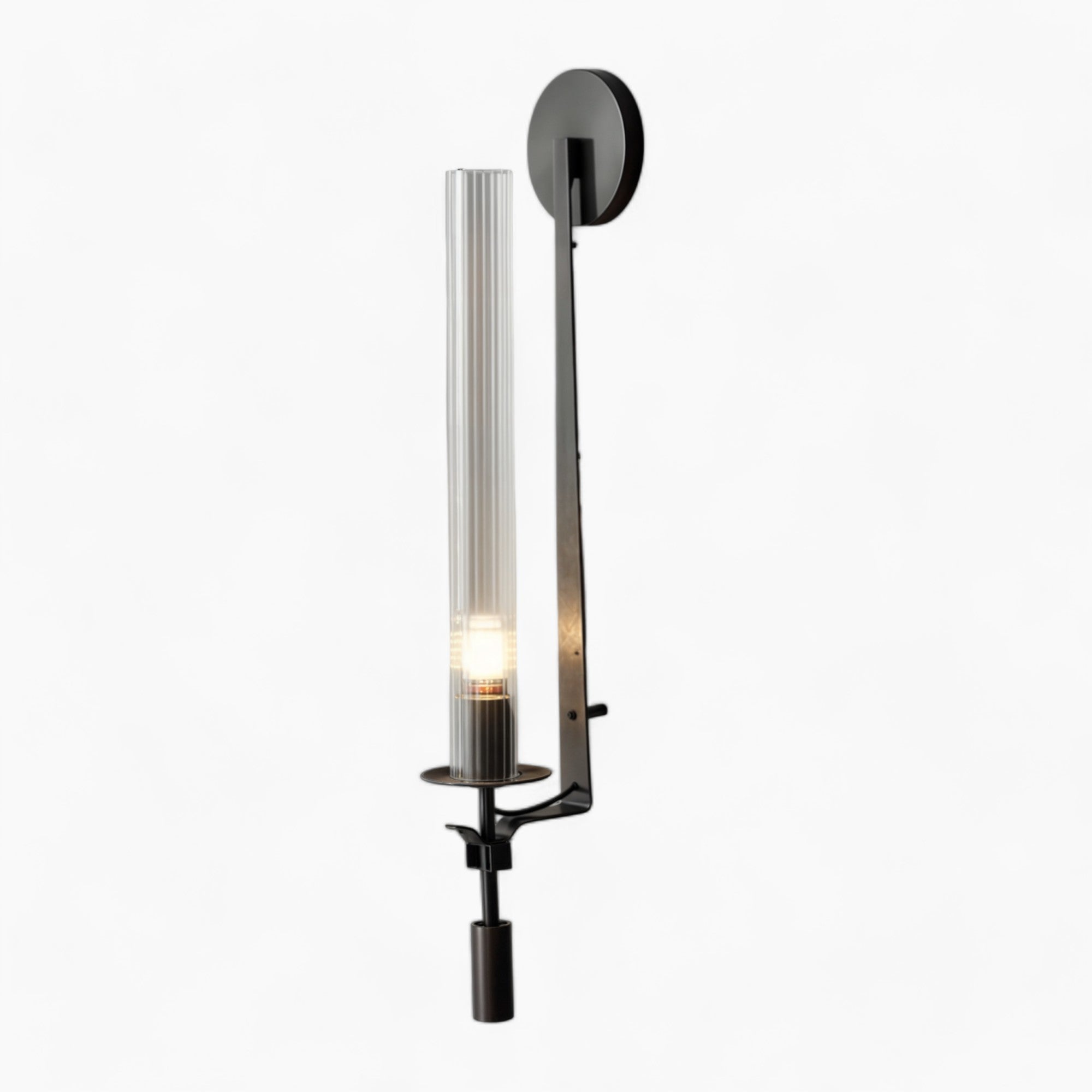 Moderne Wandleuchte Wandlampen aus Eisen und Glas | E27, 90-260V | Nordic Stil für Wohnzimmer, Schlafzimmer | Wandmontage, LED