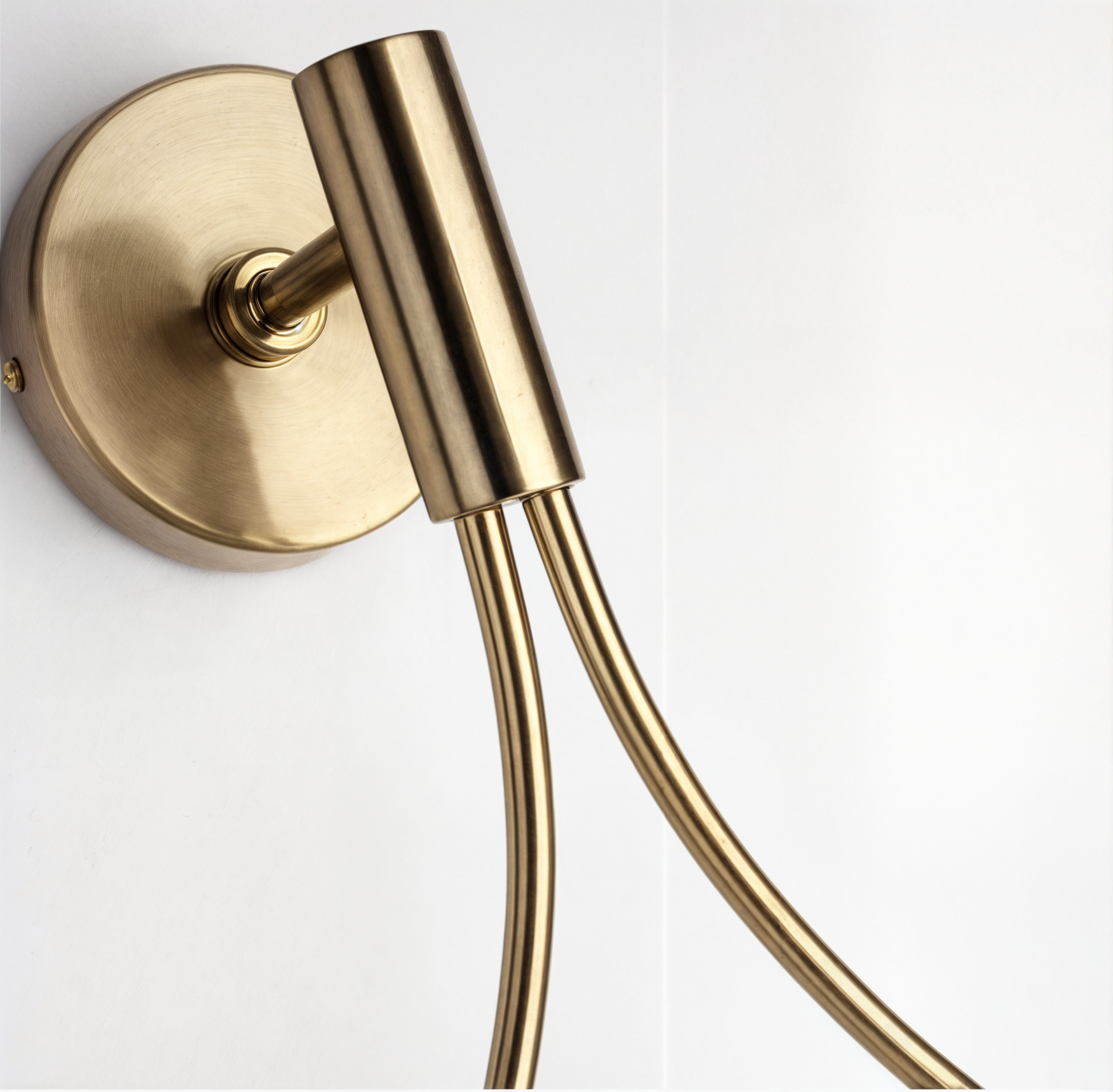 Moderne nordische Wandleuchte, Schwarz/Gold, G4 LED, Eisen+Glas, Up/Down