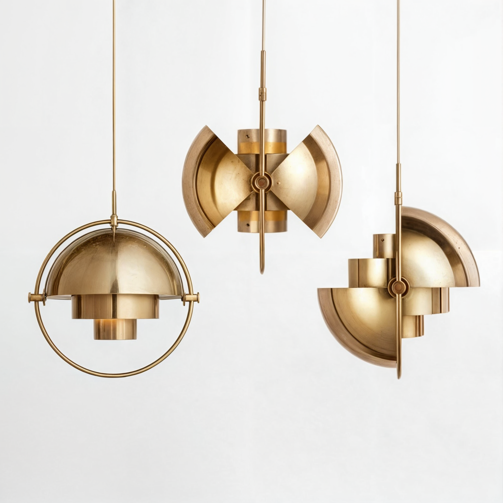 Moderne Eisen Glas Pendelleuchte | E27 Birne | Verchromte Oberfläche | Schwarz Silber Gold