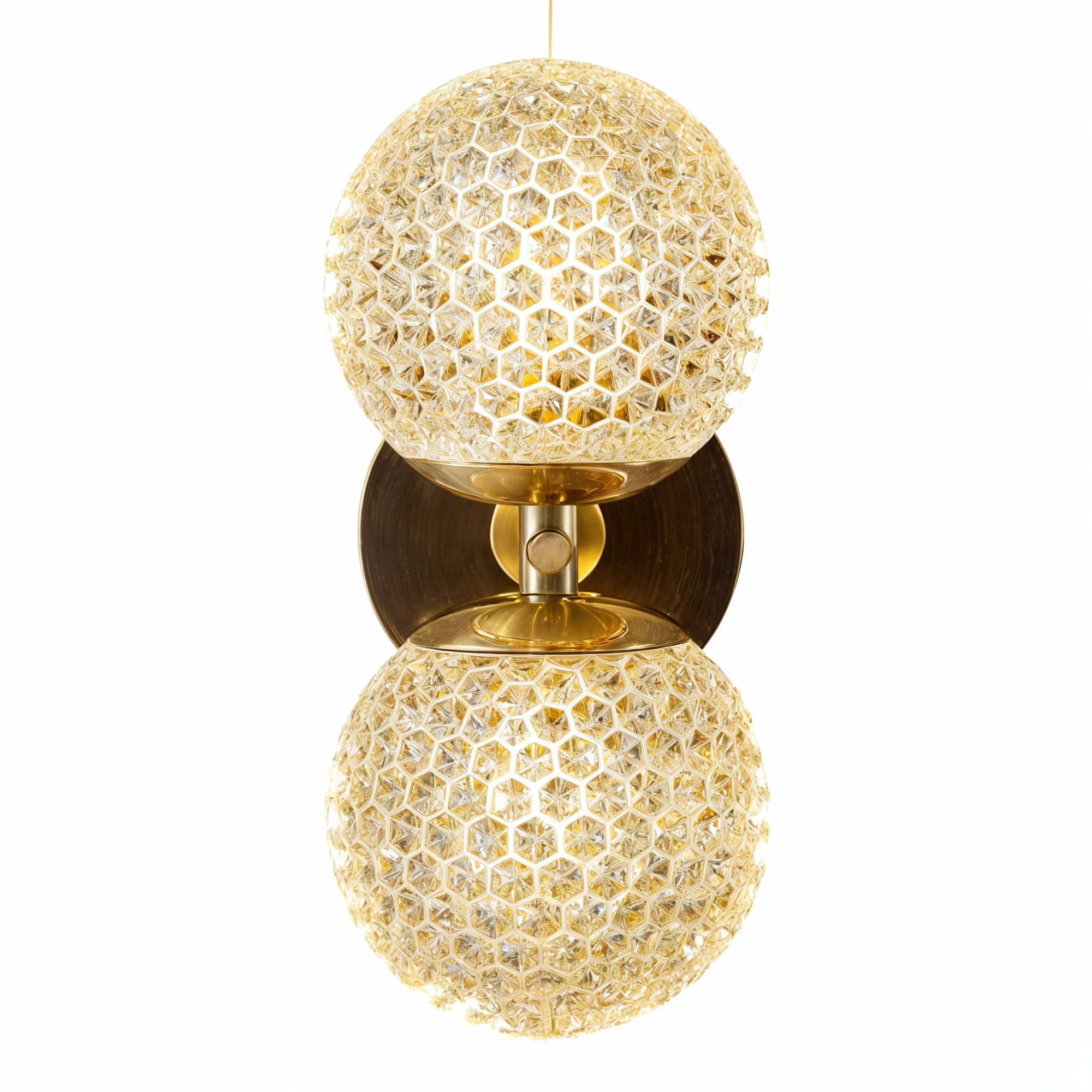 Moderne Kupferkugel-Wandleuchte, G9 LED, warmes/kaltes Licht, RoHS-zertifiziert