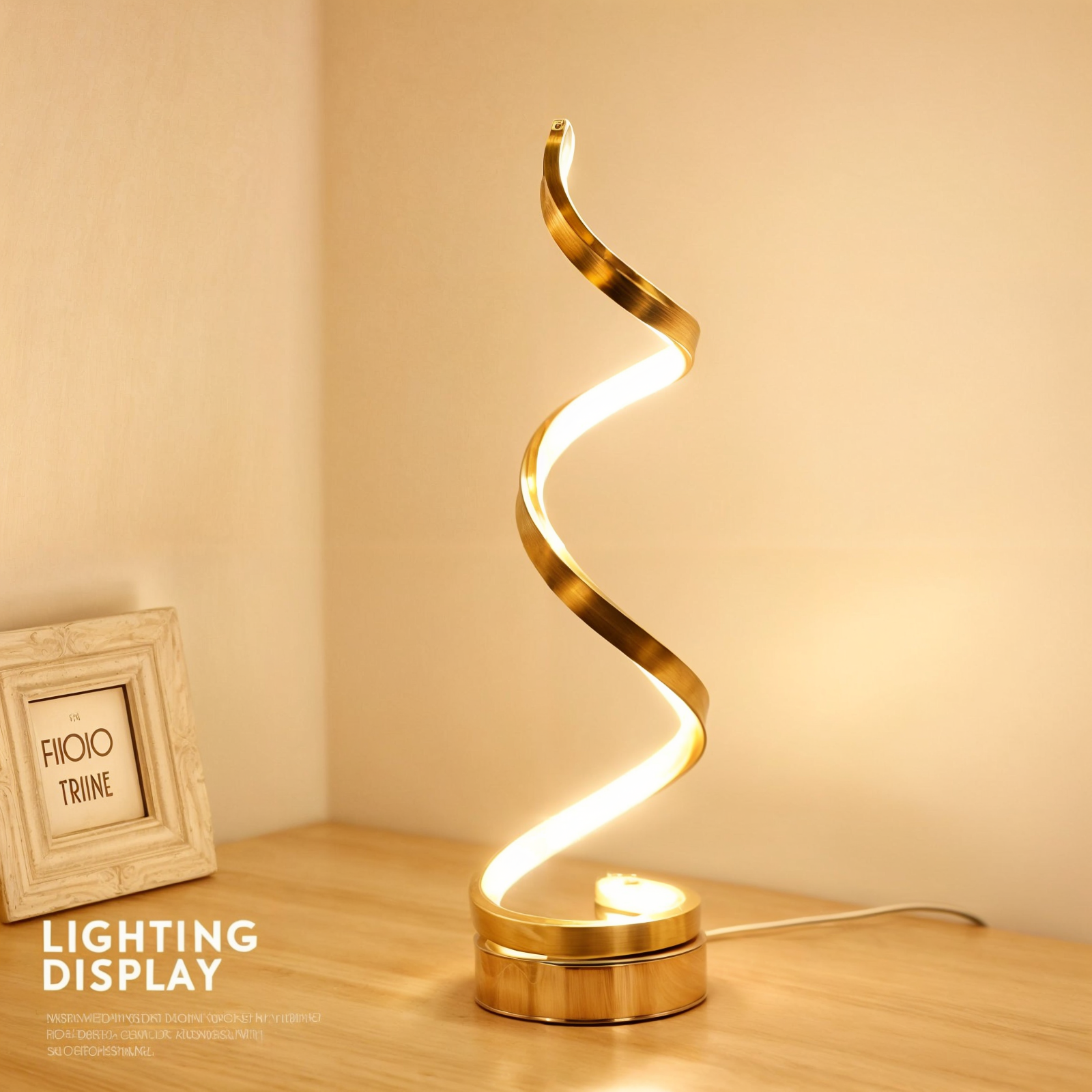 Gebogene LED Schreibtischlampe, Augenschutz, Warm/Dreifarbig, Dimmbar