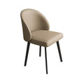 Minimalistischer Esszimmerstuhl im italienischen Creme-Stil