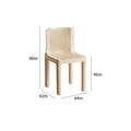Minimalistischer Lounge-Sessel im lebendigen Creme-Stil