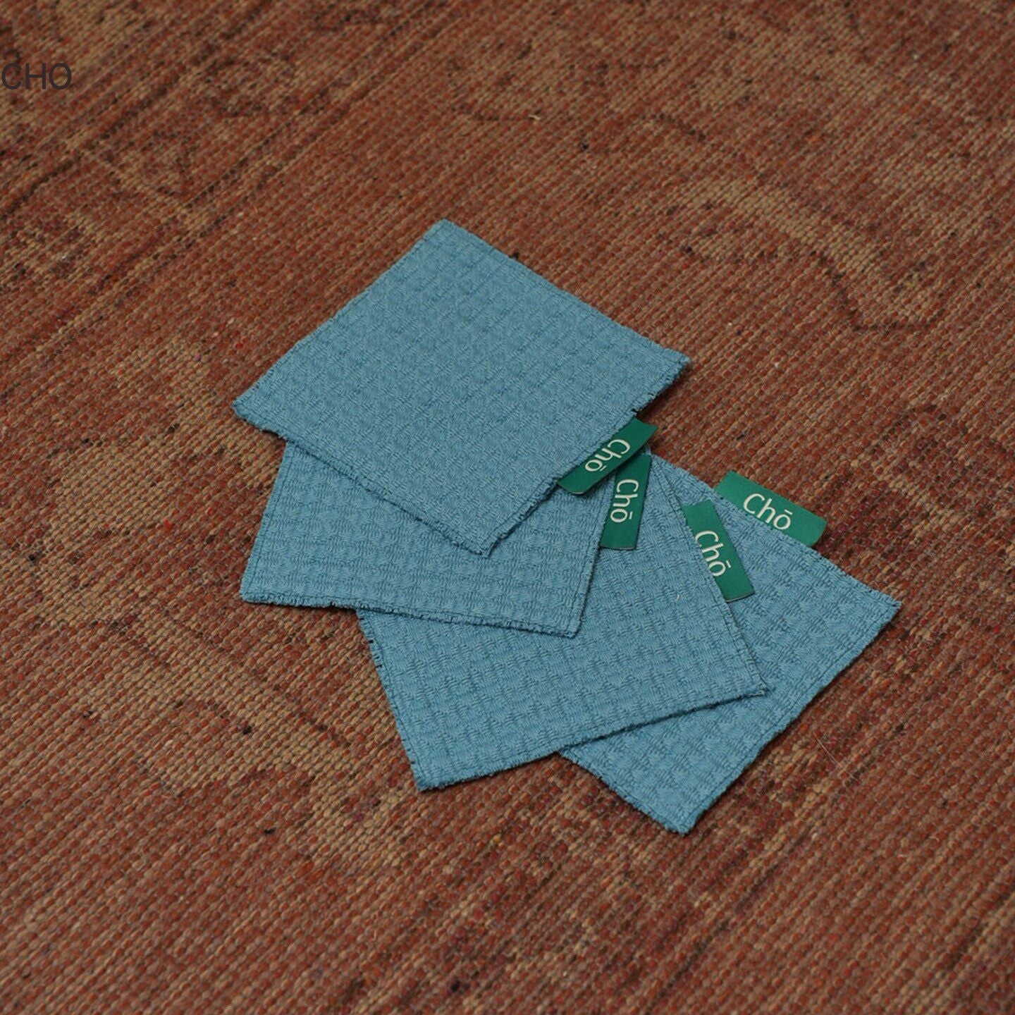 Handgewebter Baumwoll Untersetzer im Vintage Stil