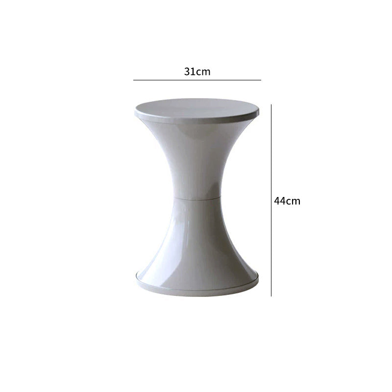 Versatile Hourglass Stool and Side Table