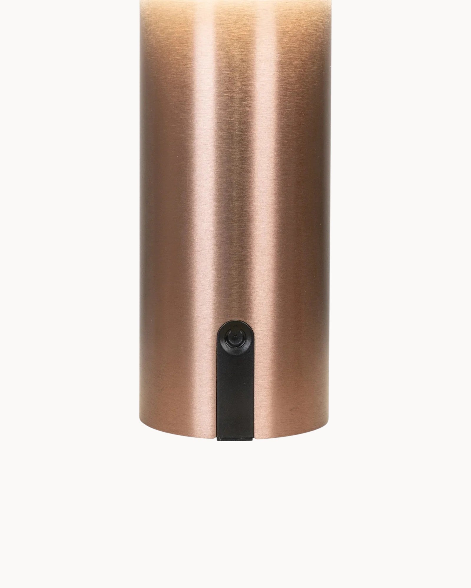 Soham LED-Lampe – Wiederaufladbar – Weiß/Kupfer – Metall-Tischlampe