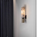 Moderne Luxus Wandlampe aus Messing mit Marmor-Optik