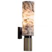 Moderne Luxus Wandlampe aus Messing mit Marmor-Optik