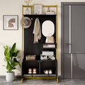 Moderne Kompaktgarderobe mit Spiegel & Stauraum