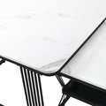 2er-Set moderne Couchtische in Marmoroptik