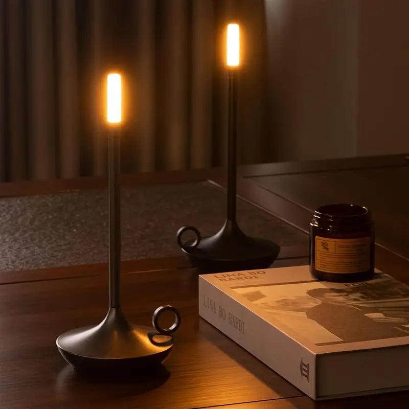 WickGlow | Einzigartige und luxuriöse Tischlampe - Lunensa