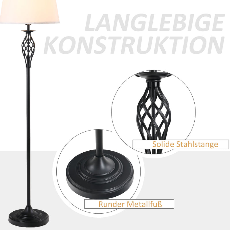 Vintage 3-teiliges Lampen-Set mit Steh- und Tischleuchten für stilvolle Raumbeleuchtung