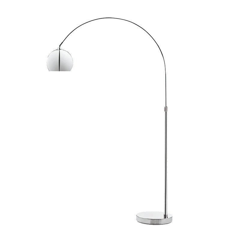 Moderne Bogen-Stehlampe mit verstellbarem Arm für Wohnzimmer & Sofa