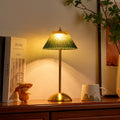 Dekorative Tischlampe aus Glas – Elegante Nachttischlampe mit modernem Design