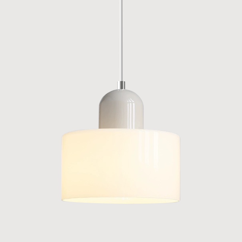 Kleine Glas-Pendelleuchte - LED, Glas/Metall, Max 12W, Druckknopfschalter, E27, CE/UL zertifiziert, moderne Eleganz