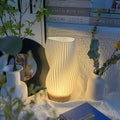 3D Holz Nachtlicht – Dekorative Atmosphärenlampe mit modernem Design