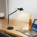 Moderne, klappbare Schreibtischlampe mit langem Arm
