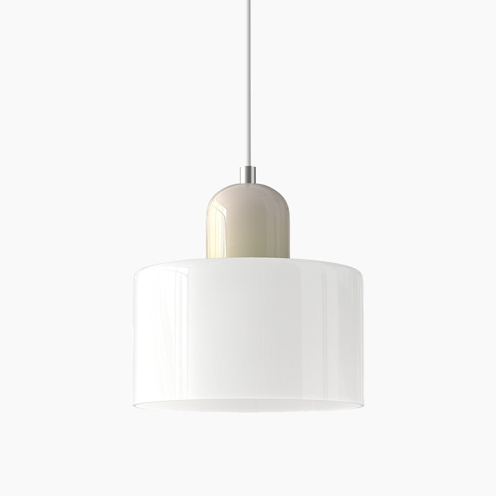 Kleine Glas-Pendelleuchte - LED, Glas/Metall, Max 12W, Druckknopfschalter, E27, CE/UL zertifiziert, moderne Eleganz