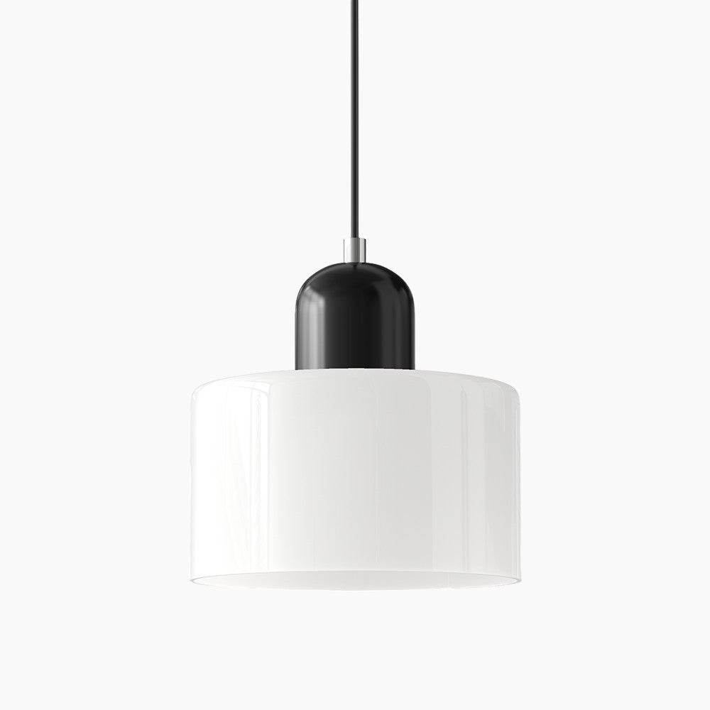 Kleine Glas-Pendelleuchte - LED, Glas/Metall, Max 12W, Druckknopfschalter, E27, CE/UL zertifiziert, moderne Eleganz