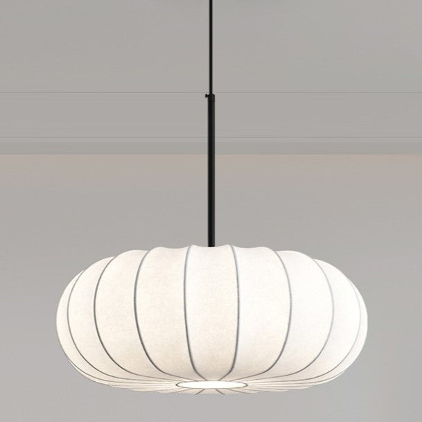Moderne Pendelleuchte aus Stoff – Elegante Hängelampe mit weichem Licht
