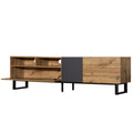 Moderner TV-Schrank mit Colorblocking-Design