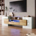 Moderner TV-Schrank mit LED & Glasoberfläche