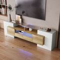Moderner TV-Schrank mit LED & Glasoberfläche