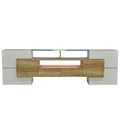 Moderner TV-Schrank mit LED & Glasoberfläche