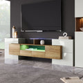 Moderner TV-Schrank mit LED & Glasoberfläche