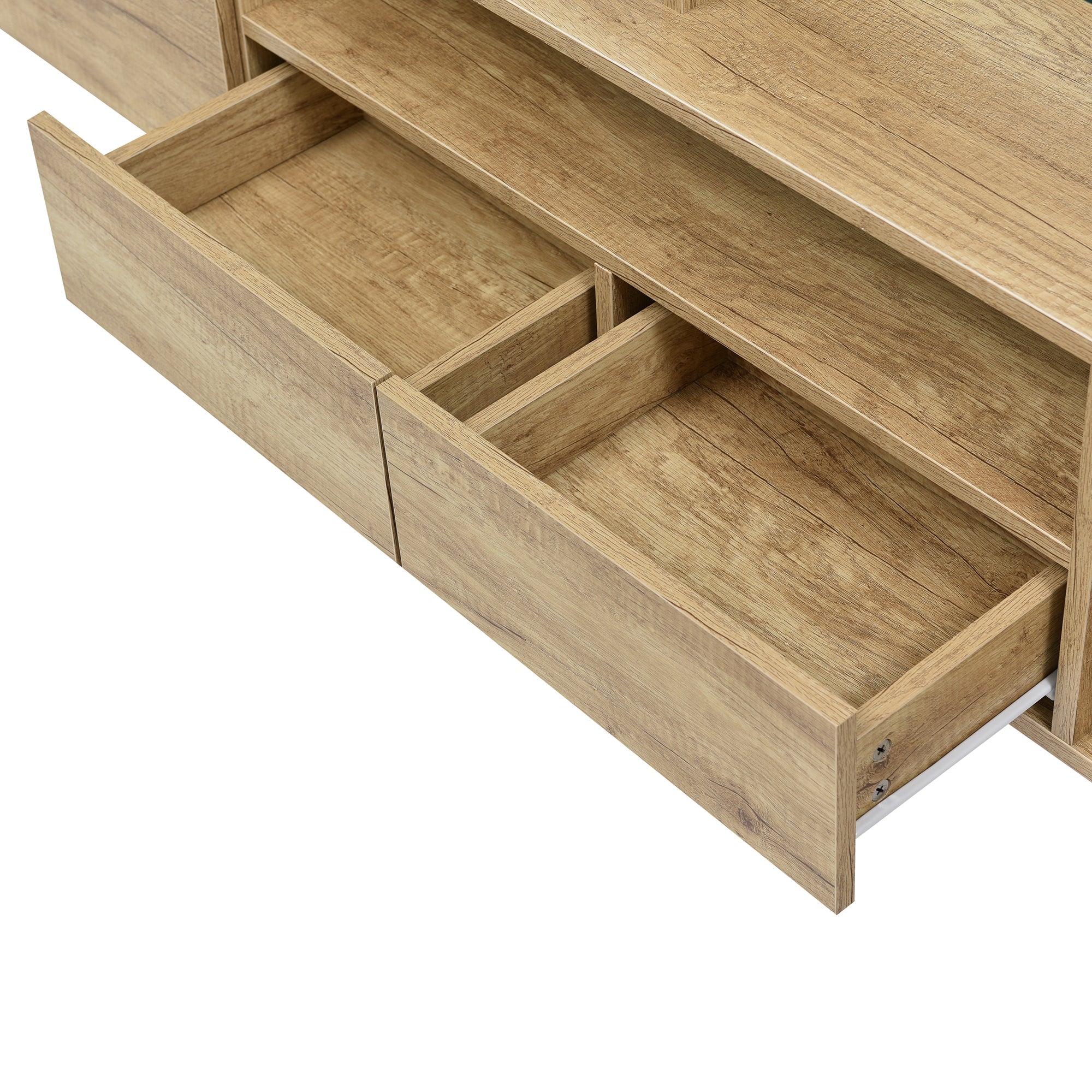Moderner TV-Schrank mit LED & Glasoberfläche
