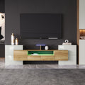 Moderner TV-Schrank mit LED & Glasoberfläche