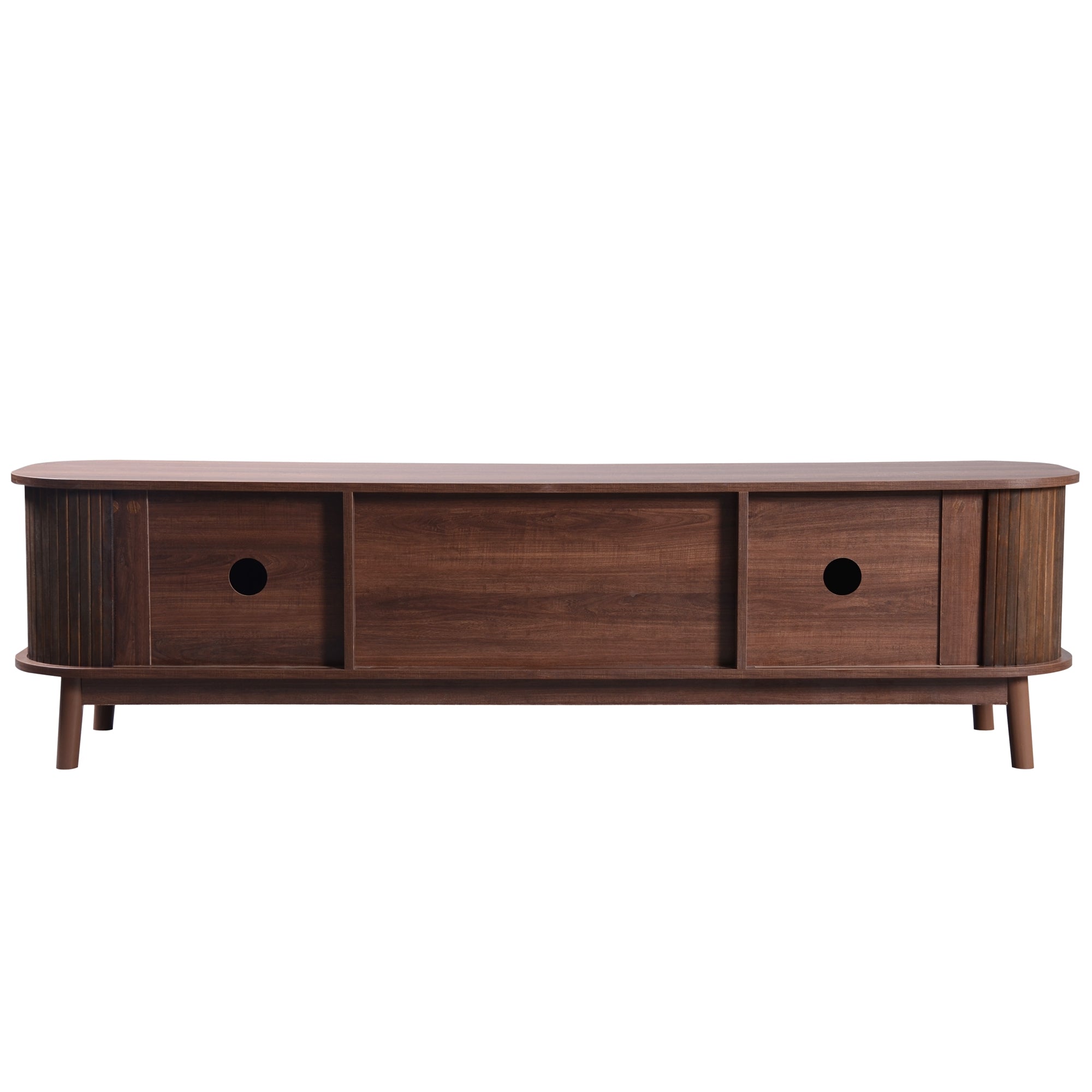 TV-Schrank im natürlichen Rattan-Design