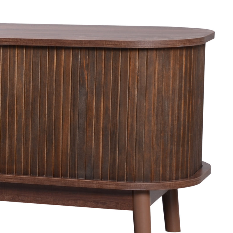 TV-Schrank im natürlichen Rattan-Design