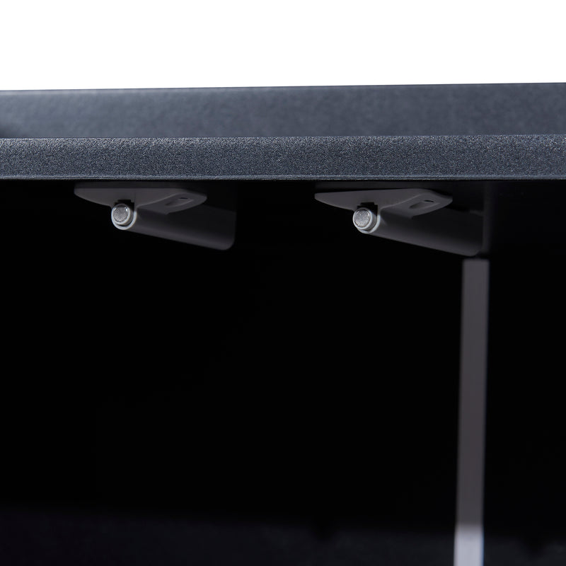 Minimalist Black 4-Door Sideboard Cabinet