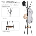 Garderobenständer im Skandi-Design mit Ablage