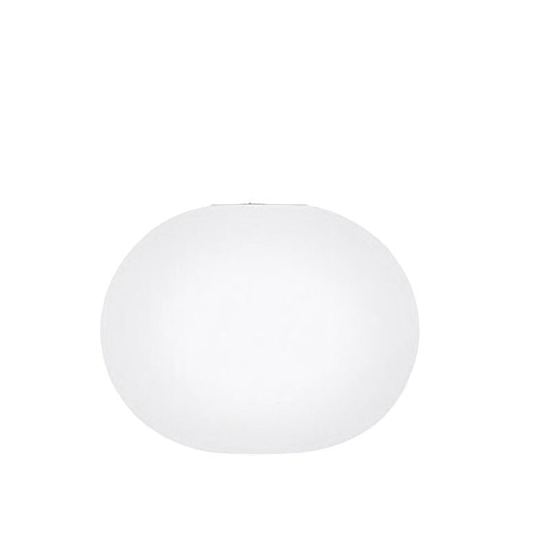 Moderne Glas Pendelleuchte – Kugelförmige Hängelampe in Weiß mit warmweißem LED-Licht
