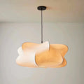 Künstlerische Wabi-Sabi-Seiden-Hängelampe