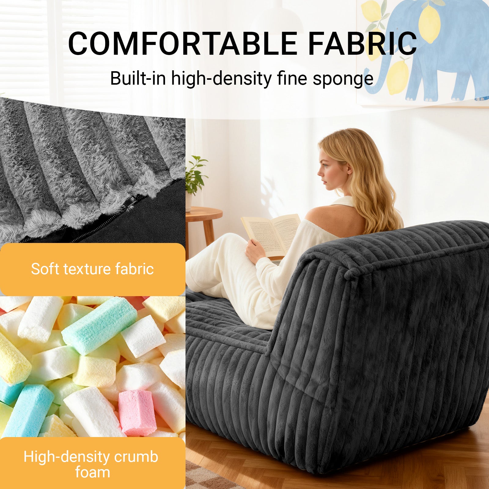 Modularer Boden-Loungesessel