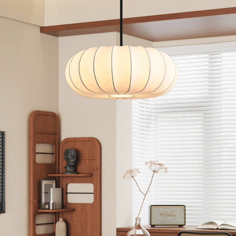 Moderne Pendelleuchte aus Stoff – Elegante Hängelampe mit weichem Licht