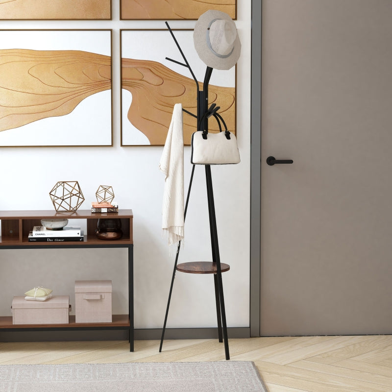 Garderobenständer im Skandi-Design mit Ablage