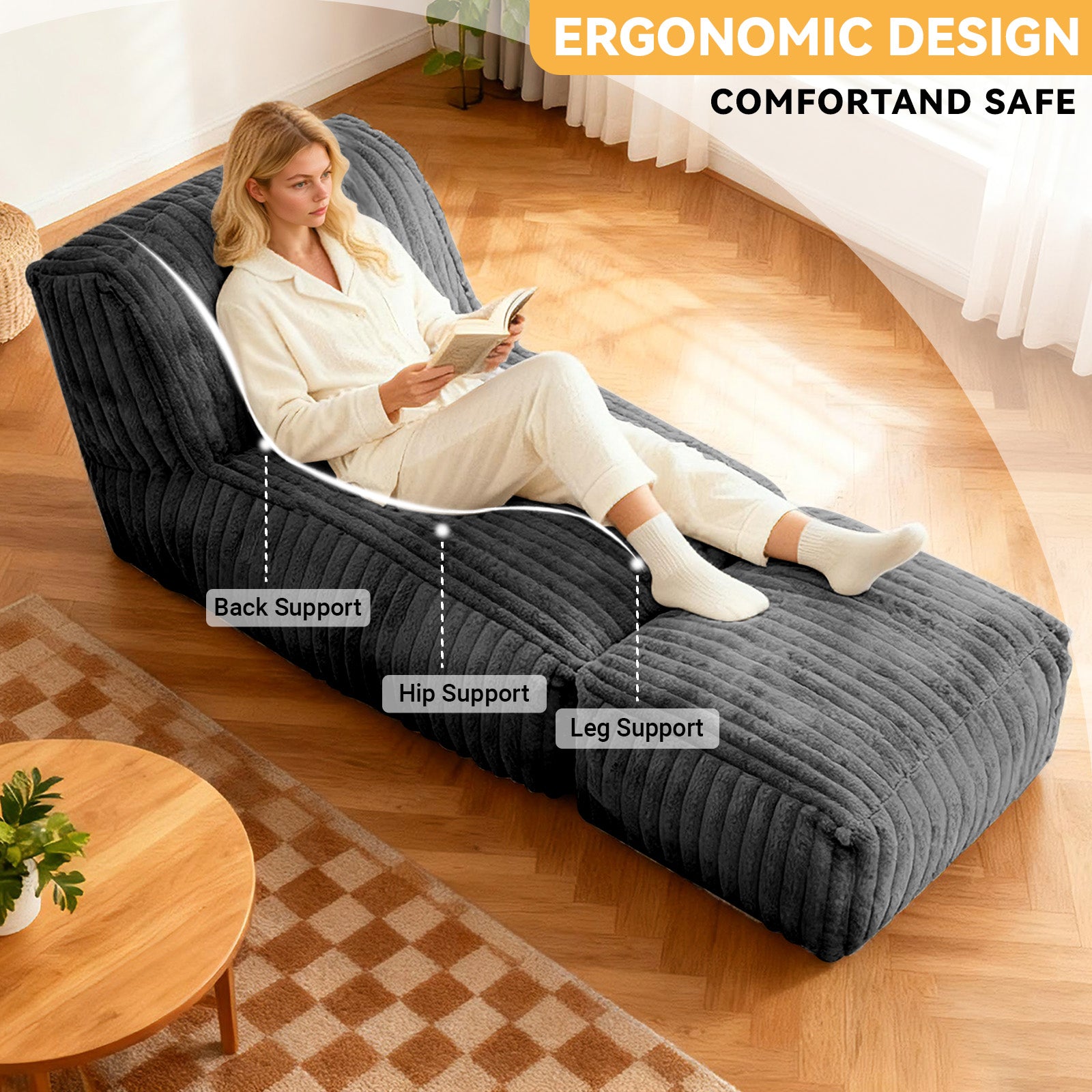 Modularer Boden-Loungesessel